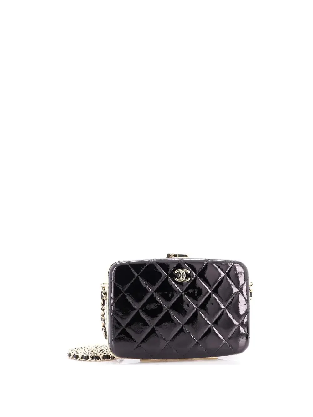 Chanel Framed Box Clutch With Chain #222272C35B